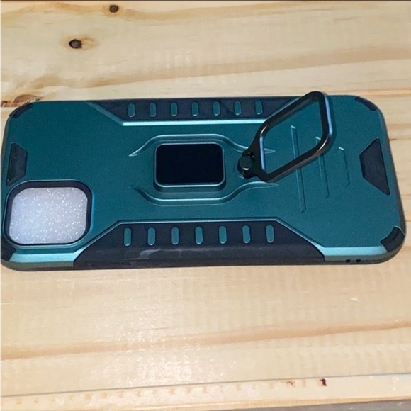 iPhone 11 Pro MAX Sage Green phone case with Ring - Picture 2 of 9